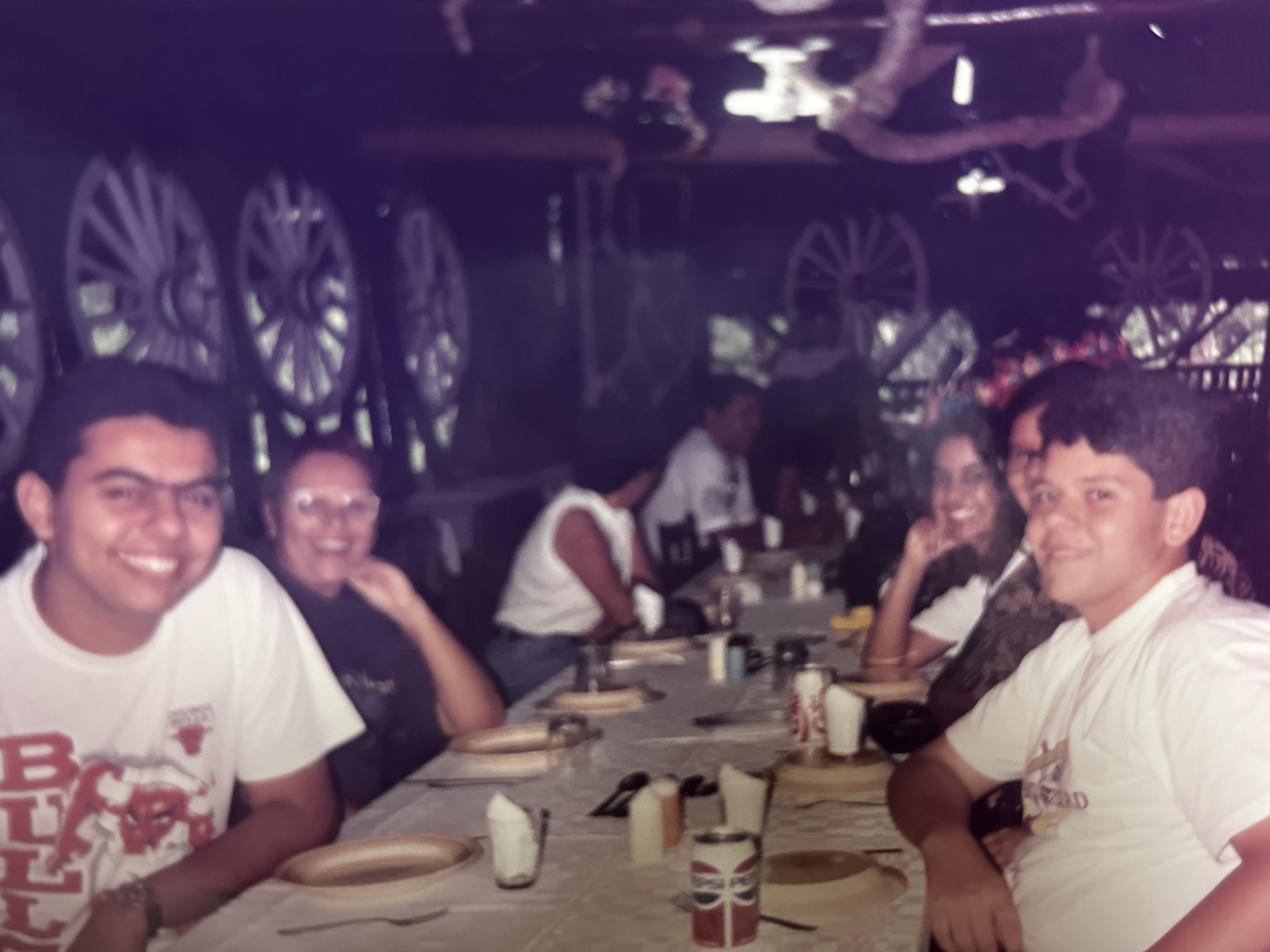 Saulo, Auxiliadora, Neto, Mary Anne e Paula no Rio de Janeiro