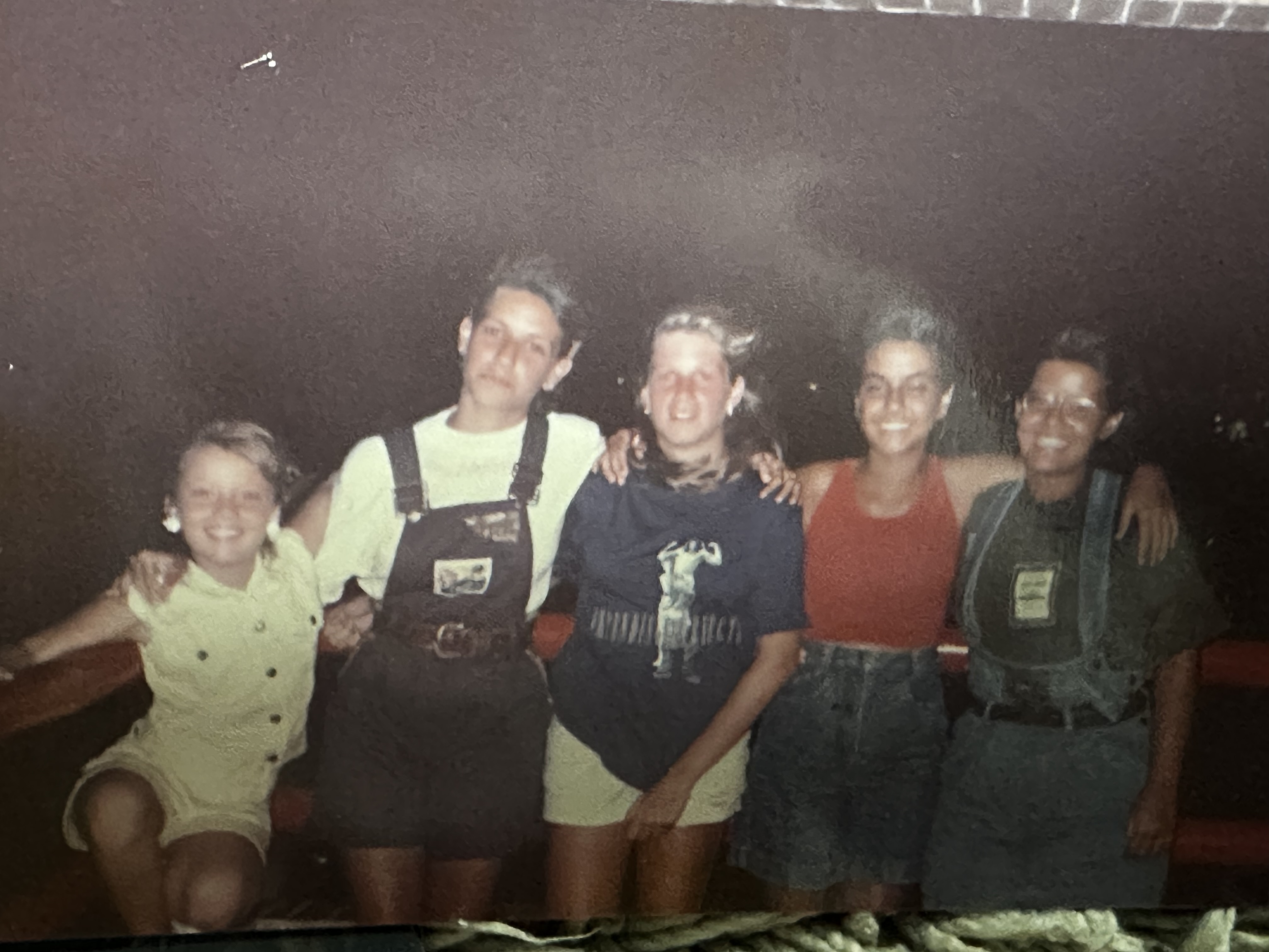 Jerlene, Kaléria, Isabela, Paula e Mary Anne
